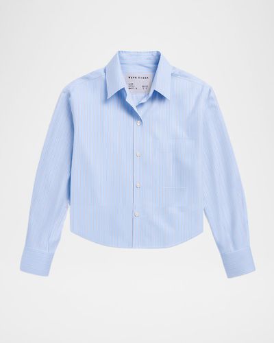 CISSA The Belle Striped Button-Front Shirt