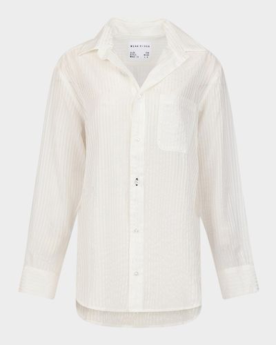 CISSA The Mens Button-Front Shirt