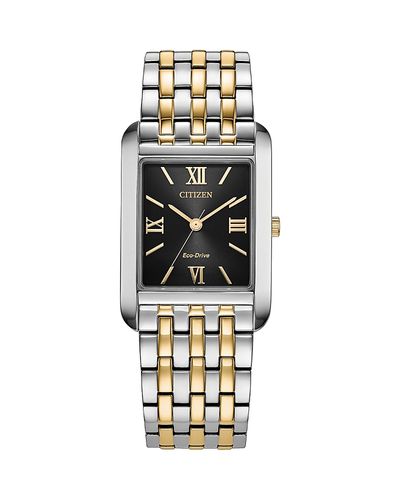 Citizen Citizen Dress Classic Two Tone Bracelet Watch, 26.5mm x 26.5mm