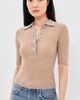 Citizens of Humanity Citizens of Humanity Amelie Polo Sweater Fawn - 2
