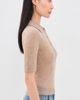Citizens of Humanity Citizens of Humanity Amelie Polo Sweater Fawn - 4