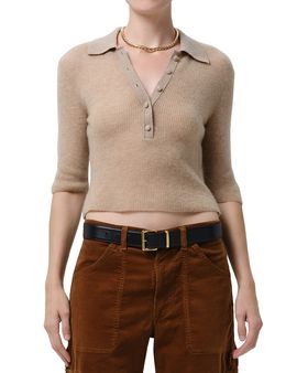 Citizens Of Humanity Citizens of Humanity Amelie Wool & Cashmere Polo Sweater
