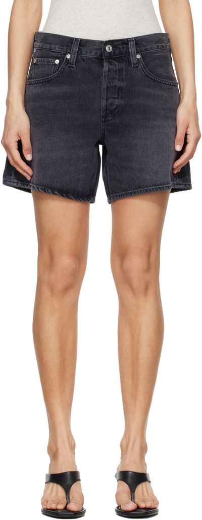 Citizens of Humanity Citizens of Humanity Black Billie Relaxed Shorts
