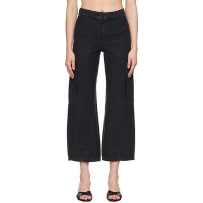 Citizens of Humanity Citizens of Humanity Black Thassos Twisted Seam Utility Trousers