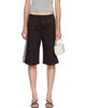 Citizens of Humanity Citizens of Humanity Brown Anais Pull On Track Shorts - 1