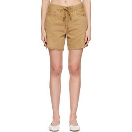 Citizens of Humanity Citizens of Humanity Brown Brynn Drawstring Denim Shorts