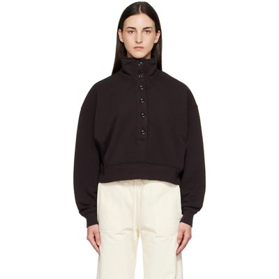 Citizens of Humanity Citizens of Humanity Brown Mirelle Funnel Neck Polo