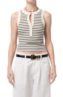 Citizens of Humanity Citizens of Humanity Caralyn Stripe Cotton Blend Tank