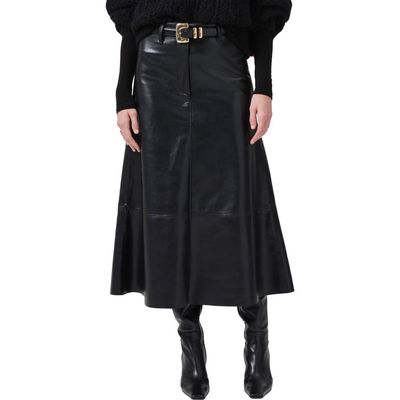 Citizens of Humanity Citizens of Humanity Cassia Faux Leather Midi A-Line Skirt