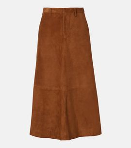 Citizens of Humanity Citizens of Humanity Cassia suede midi skirt