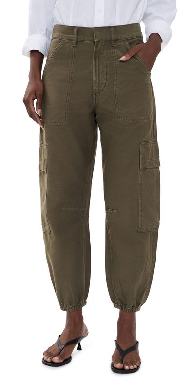 Citizens of Humanity Citizens of Humanity Ciela Bubble Utility Pants Moss