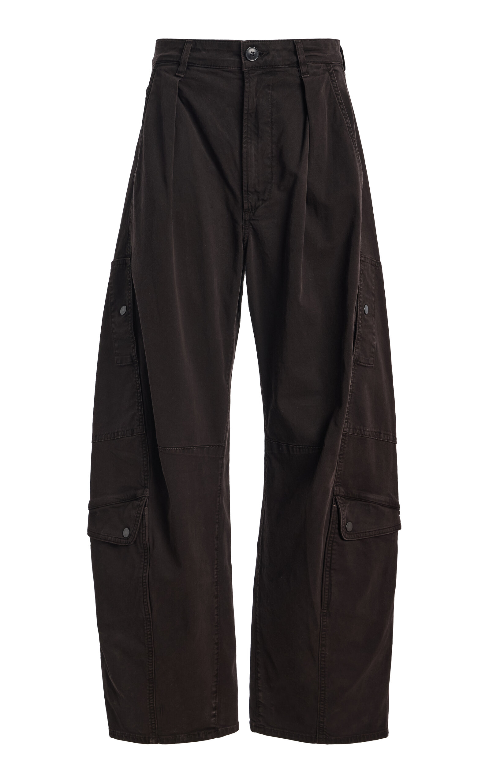 Citizens of Humanity Citizens of Humanity Flight Pleated CottonBlend WideLeg Pants
