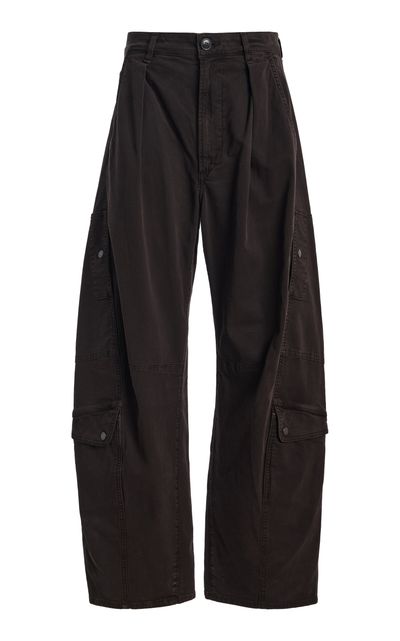 Citizens of Humanity Citizens of Humanity Flight Pleated CottonBlend WideLeg Pants