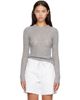 Citizens of Humanity Citizens of Humanity Gray Alessia Crewneck Sweater - 1