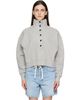 Citizens of Humanity Citizens of Humanity Gray Mirelle Funnel Neck Polo - 1