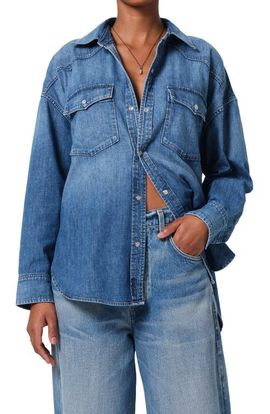 Citizens of Humanity Citizens of Humanity Kayla Western Denim Snap-Up Shirt