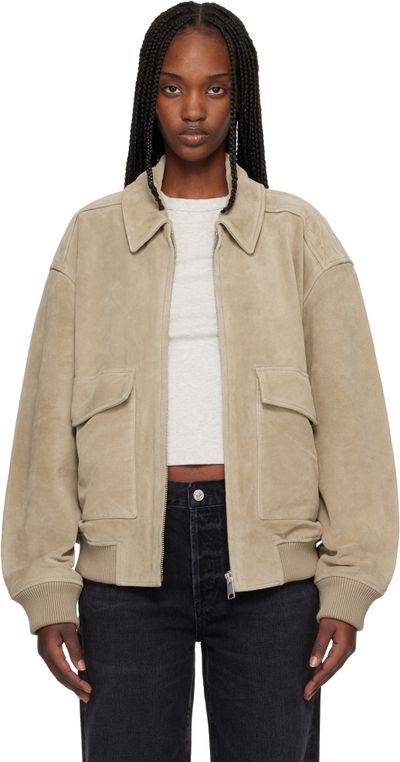 Citizens of Humanity Citizens of Humanity Khaki Vivienne Suede Jacket