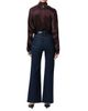 Citizens Of Humanity Citizens of Humanity Kimberly 70s Cotton Stretch High Rise Flare Leg Jeans in Dark Indigo - 3