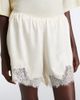 Citizens of Humanity Citizens of Humanity Lace-trimmed satin shorts - 3