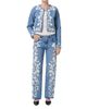 Citizens Of Humanity Citizens of Humanity Lindz Floral Embroidered Easy Straight Jeans in Cupid - 3