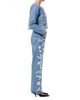 Citizens Of Humanity Citizens of Humanity Lindz Floral Embroidered Easy Straight Jeans in Cupid - 5