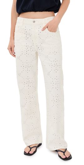 Citizens of Humanity Citizens of Humanity Lindz Straight Jeans Blanc