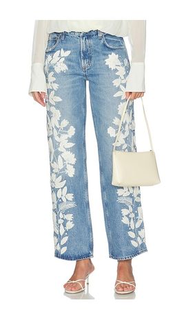 Citizens of Humanity Citizens of Humanity Lindz Straight W/ Floral Embroidery
