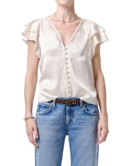 Citizens Of Humanity Citizens of Humanity Lola Flutter Lace Sleeve Top