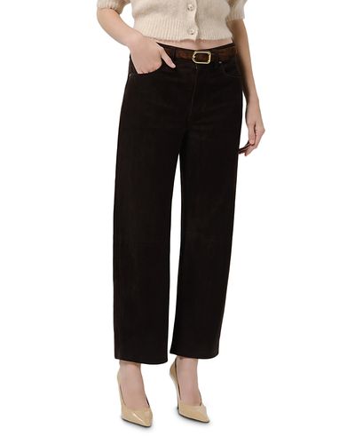 Citizens Of Humanity Citizens of Humanity Miro Suede High Rise Relaxed Jeans in Chocolate