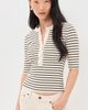 Citizens of Humanity Citizens of Humanity Nali Henley Tee Quartz Stripe - 2