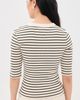 Citizens of Humanity Citizens of Humanity Nali Henley Tee Quartz Stripe - 3