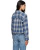 Citizens of Humanity Citizens of Humanity Navy & Off-White Ana Cropped Shirt - 3