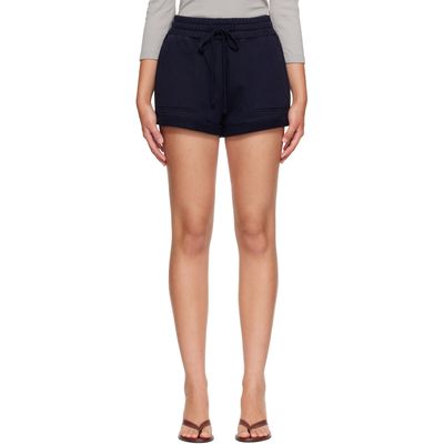 Citizens of Humanity Citizens of Humanity Navy Vivienne Rolled Sweat Shorts