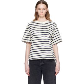 Citizens of Humanity Citizens of Humanity Off-White & Navy Goldie T-shirt