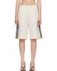 Citizens of Humanity Citizens of Humanity Off-White Anais Pull On Track Shorts - 1