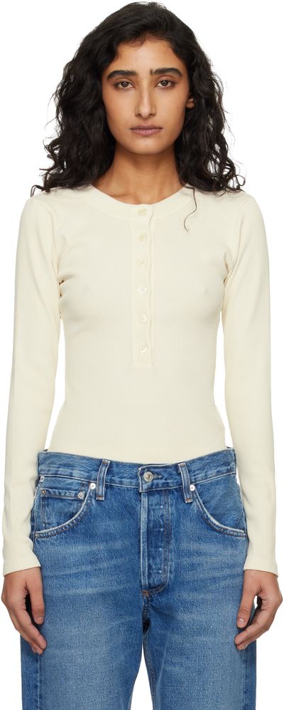 Citizens of Humanity Citizens of Humanity Off-White Varra Henley