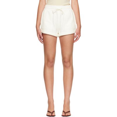 Citizens of Humanity Citizens of Humanity Off-White Vivienne Rolled Sweat Shorts