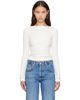 Citizens of Humanity Citizens of Humanity Off-White Waffle Long Sleeve T-shirt - 1