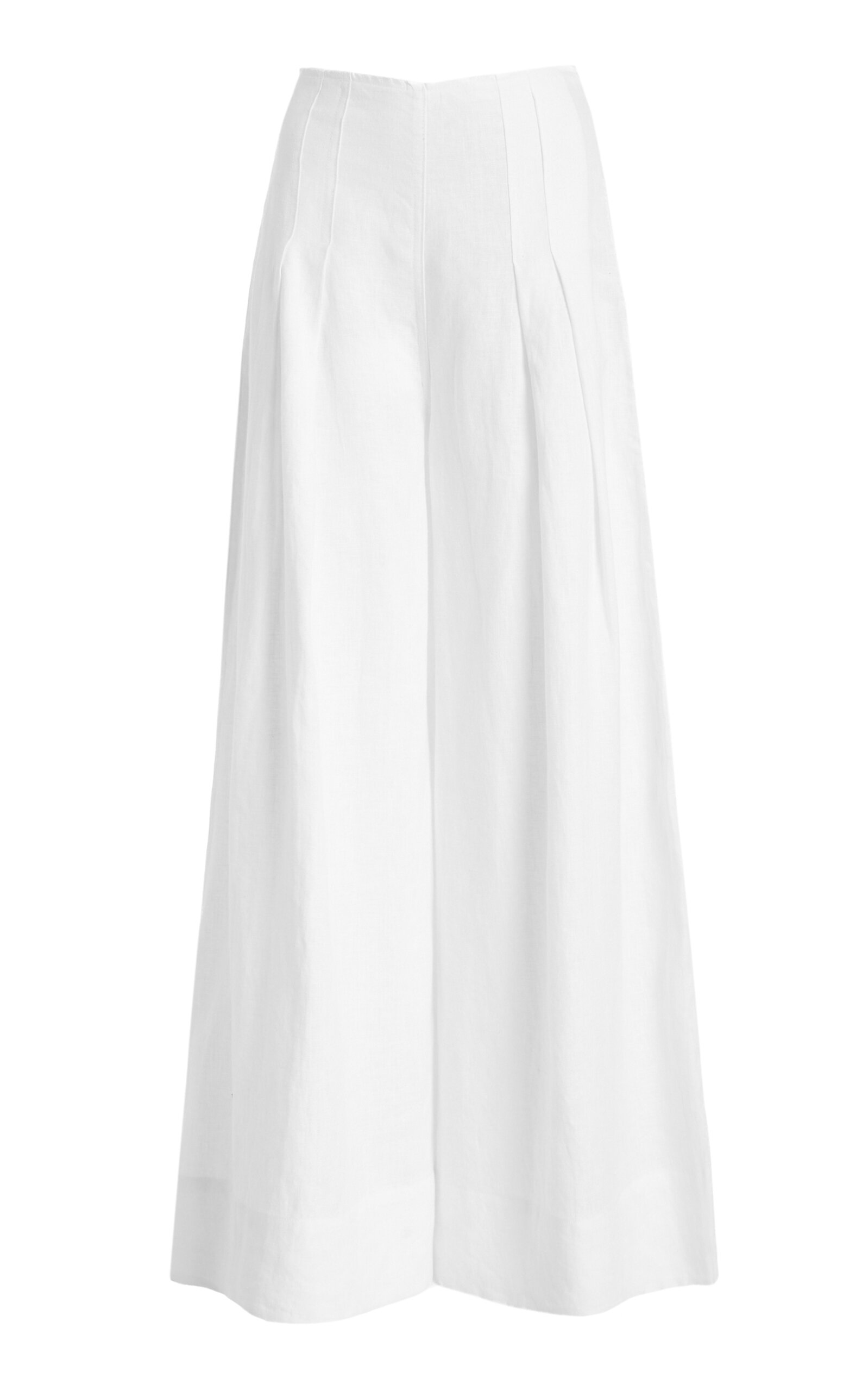 Citizens of Humanity Citizens of Humanity Riviera Pleated Linen Cropped Palazzo Pants
