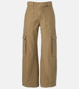 Citizens of Humanity Citizens of Humanity Thassos cropped cotton twill cargo pants