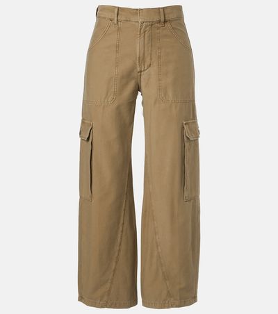 Citizens of Humanity Citizens of Humanity Thassos cropped cotton twill cargo pants