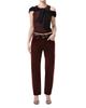 Citizens Of Humanity Citizens of Humanity Winslow Low Rise Corduroy Boyfriend Jeans in Bordeaux - 2