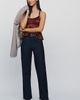 Citizens of Humanity Long Palma Silk Blend Straight Leg Jeans - 1