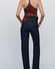 Citizens of Humanity Long Palma Silk Blend Straight Leg Jeans - 3