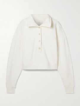 CITIZENS OF HUMANITY Mirelle cropped cotton-jersey sweatshirt