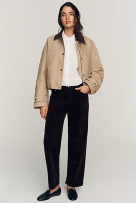 Citizens of Humanity Palma High-Rise Straight-Leg Corduroy Jeans