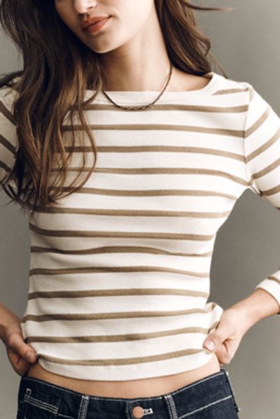 Citizens of Humanity Slim Boat-Neck Long-Sleeve Tee