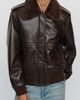 Citizens of Humanity Vintage Leather-Blend Bomber Jacket - 3