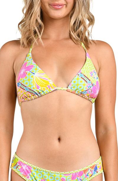 Citrus Citrus Across the Universe Triangle Bikini Top