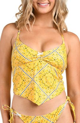 Citrus Citrus Sunshine Midkini Bikini Top
